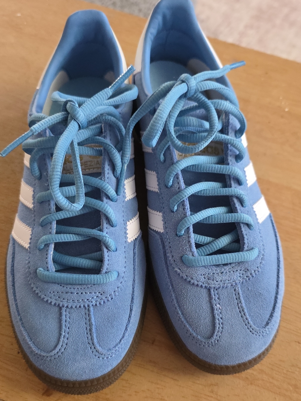 Adidas Spezial Originals Blue Cloud White Sneakers NEW - Picture 3 of 7